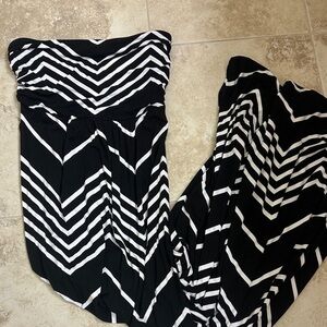 Design history strapless maxi dress